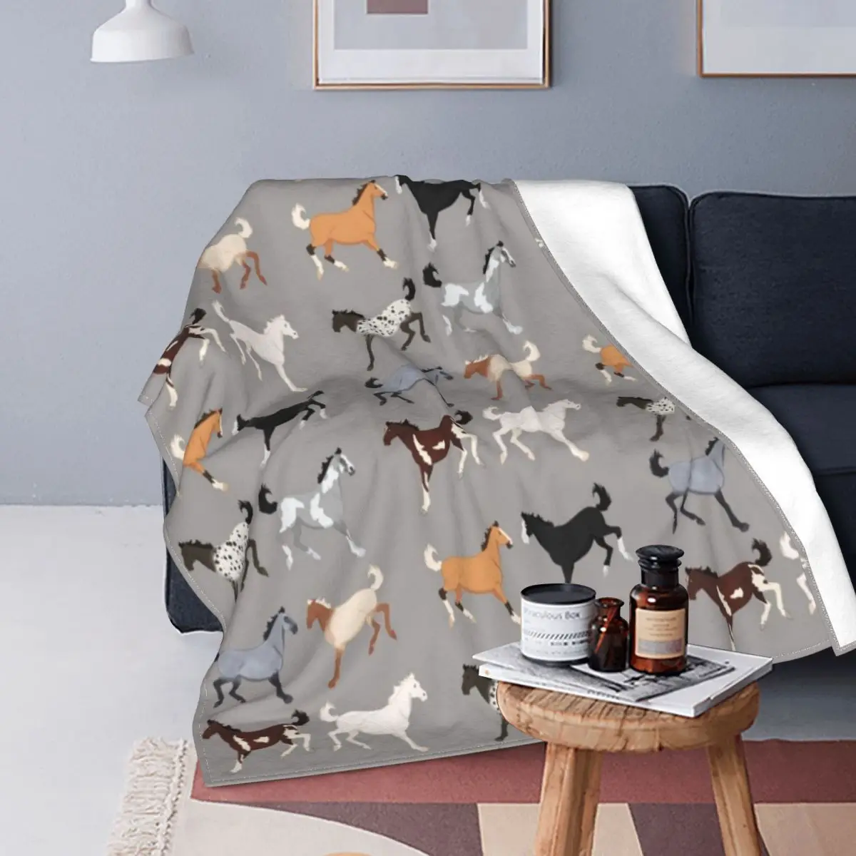 All The Pretty Horses Pattern Blanket Flannel Print Cute Multipurpose Super Soft Blanket for Bedding Travel Covert
All The Pretty Horses Pattern Blanket Flannel Print Cute Multipurpose Super Soft Blanket for Bedding Travel Covert