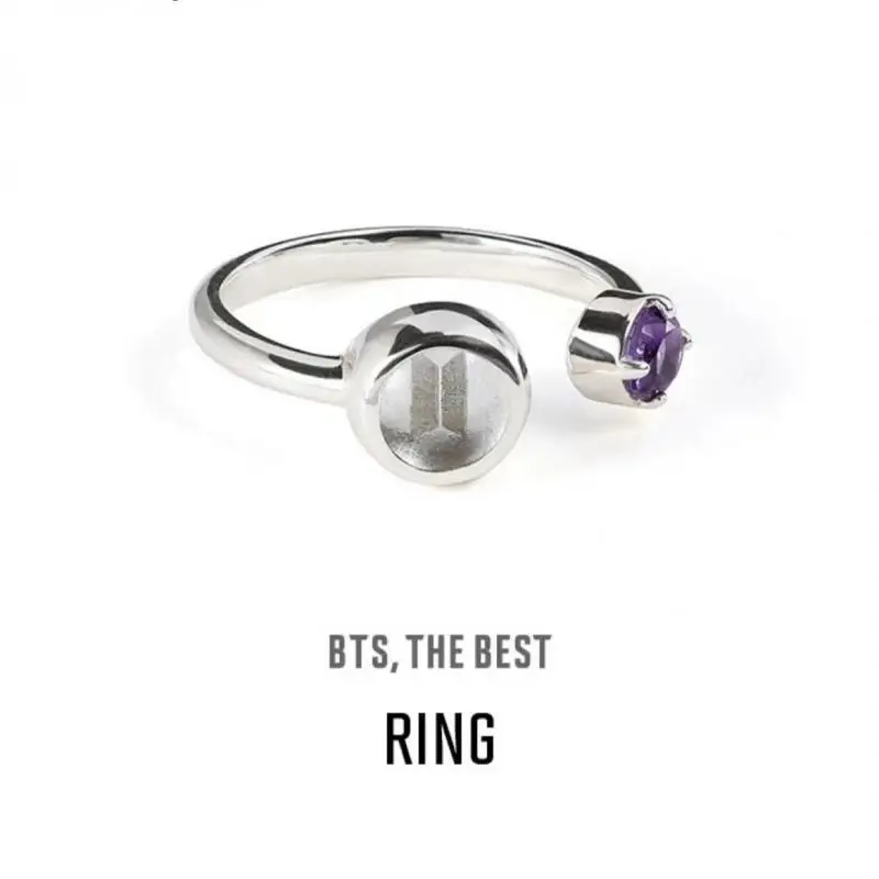 

Kawaii Bt21 Series Ring Stainless Steel Originality Finger Rings Jewelry Rings Accessories for Fans Women Jewelry Girl Gift