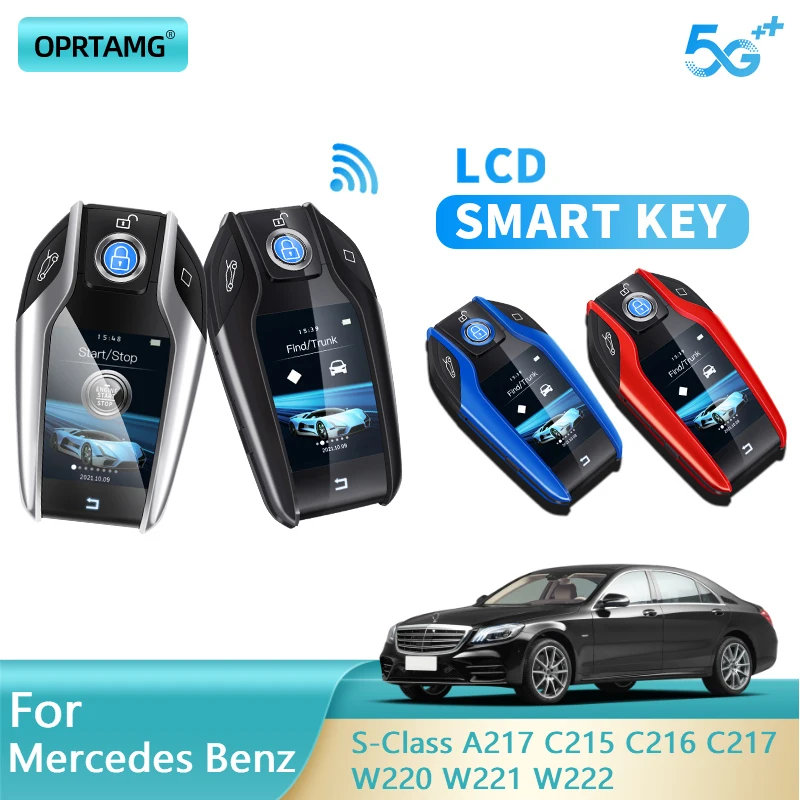OPRTAMG Modified LCD Screen Smart Car Key For Mercedes Benz S-Class A217 C215 C216 C217 W220 W221 W222 Smart LCD Key Accessories
OPRTAMG Modified LCD Screen Smart Car Key For Mercedes Benz S-Class A217 C215 C216 C217 W220 W221 W222 Smart LCD Key Accessories