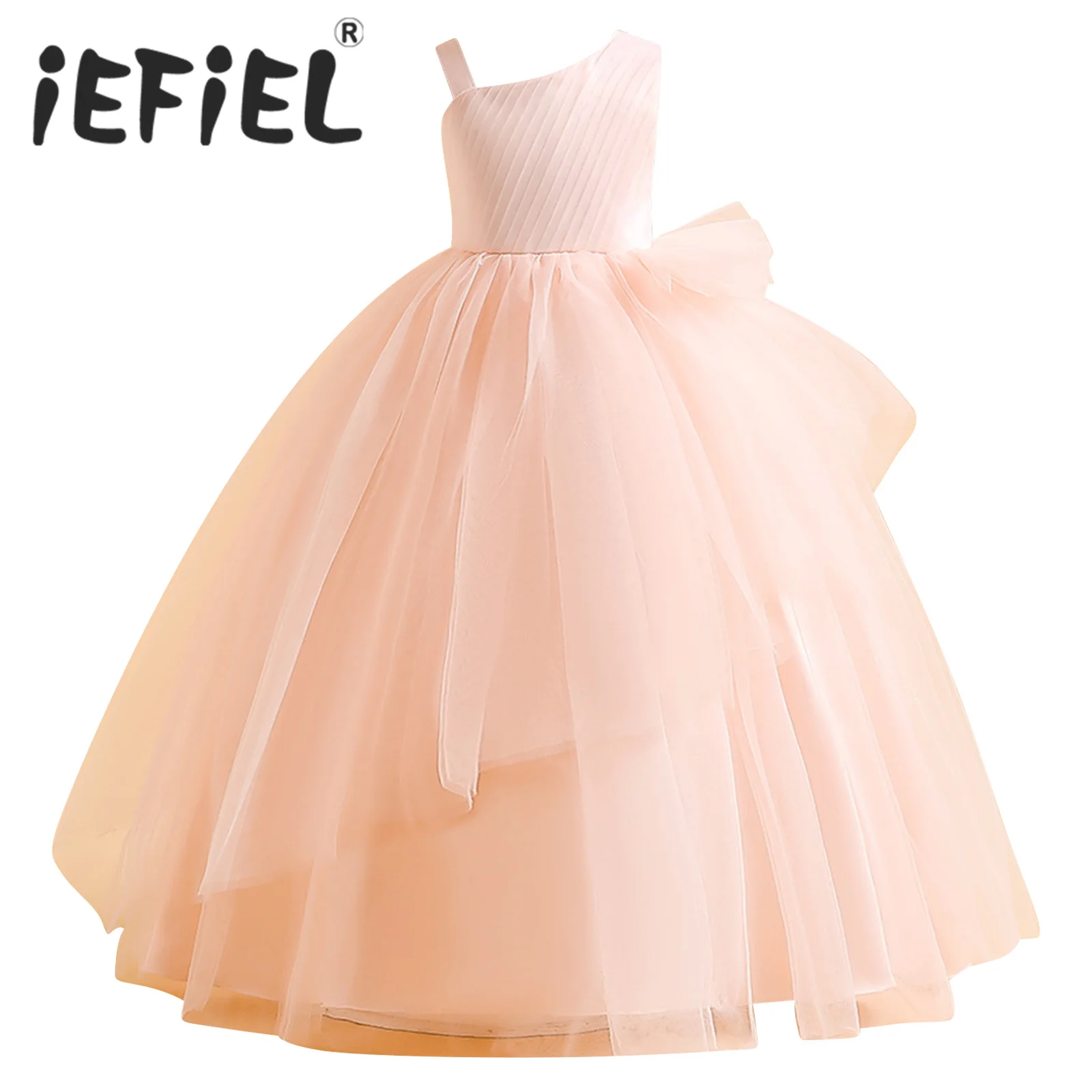 Kids Flower Girls Dress Pageant Princess Asymmetrical Shoulder Sleeveless Tulle Prom Gown Birthday Party First Communion Dress
Kids Flower Girls Dress Pageant Princess Asymmetrical Shoulder Sleeveless Tulle Prom Gown Birthday Party First Communion Dress