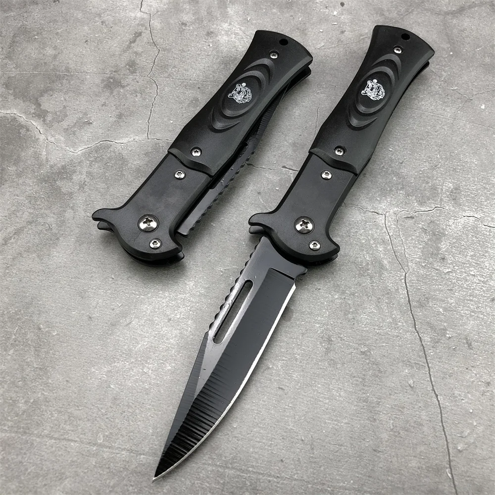 New Tactical Assisted Open Folding Knife 440C Blade Knives Black Handle Outdoor Survival Camping Hunting EDC Multifunction Tools
New Tactical Assisted Open Folding Knife 440C Blade Knives Black Handle Outdoor Survival Camping Hunting EDC Multifunction Tools