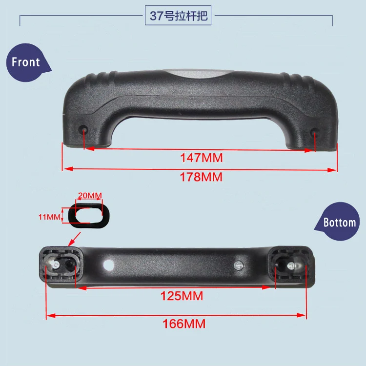 Luggage Hardware Suitcase Repair Parts Handle Travel Case Pull Rod Cipher Suitcase Hand Carry General Handle PVC
Luggage Hardware Suitcase Repair Parts Handle Travel Case Pull Rod Cipher Suitcase Hand Carry General Handle PVC