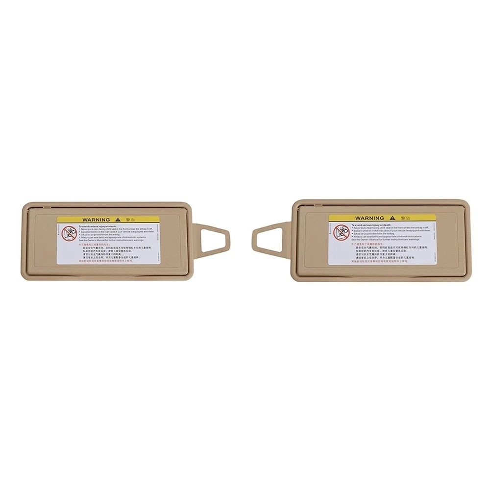 Car Sun Visor Sunroof Mirror Cover Sun Shield Makeup Mirror Cover for Mercedes-Benz S-Class W220 1998-2005 Beige PAIR
Car Sun Visor Sunroof Mirror Cover Sun Shield Makeup Mirror Cover for Mercedes-Benz S-Class W220 1998-2005 Beige PAIR