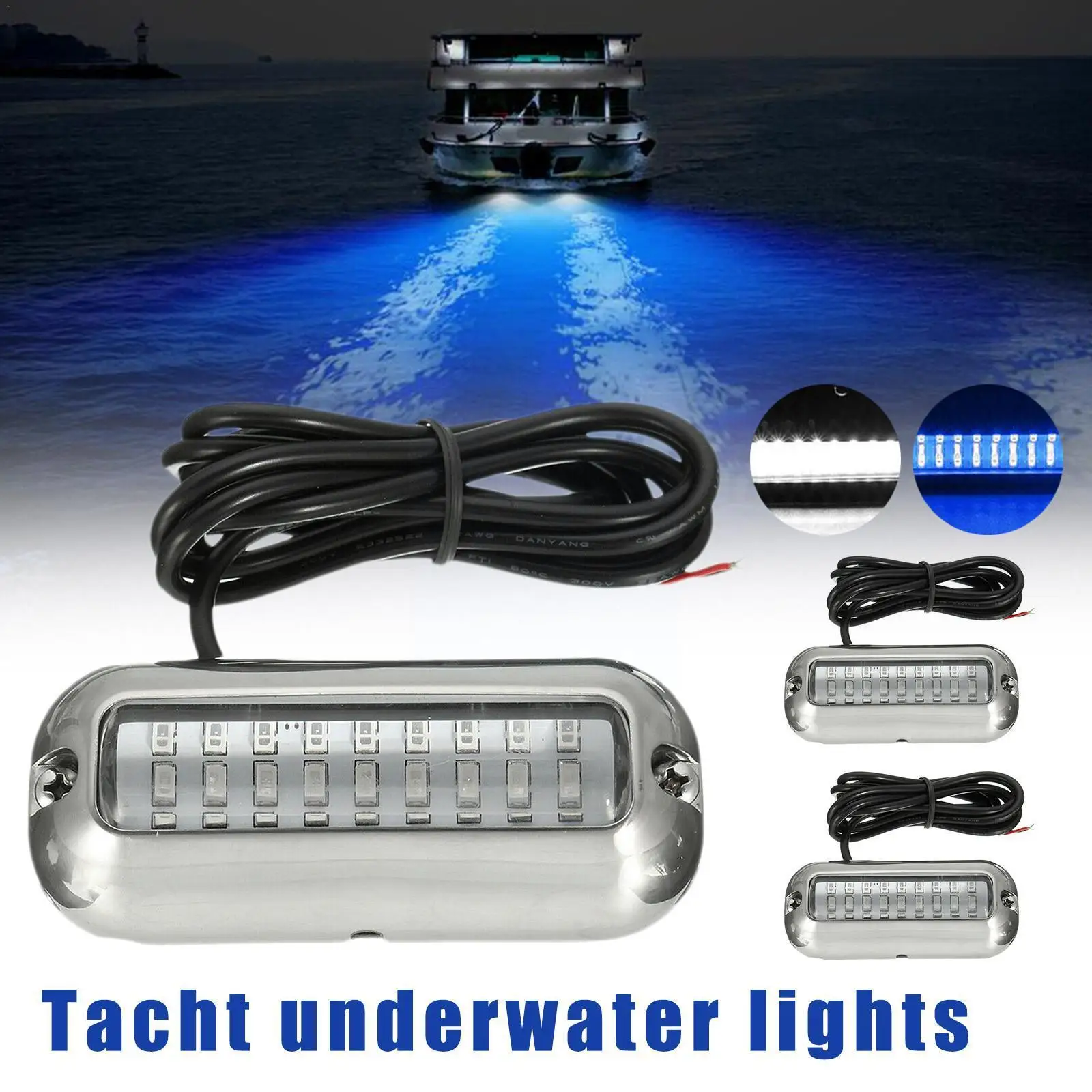 2pcs Yacht Underwater Light 27 Led Navigation Light Waterproof Light Boat Marine Boat Signal Truck Sailing Lights Stern E6b1
2pcs Yacht Underwater Light 27 Led Navigation Light Waterproof Light Boat Marine Boat Signal Truck Sailing Lights Stern E6b1