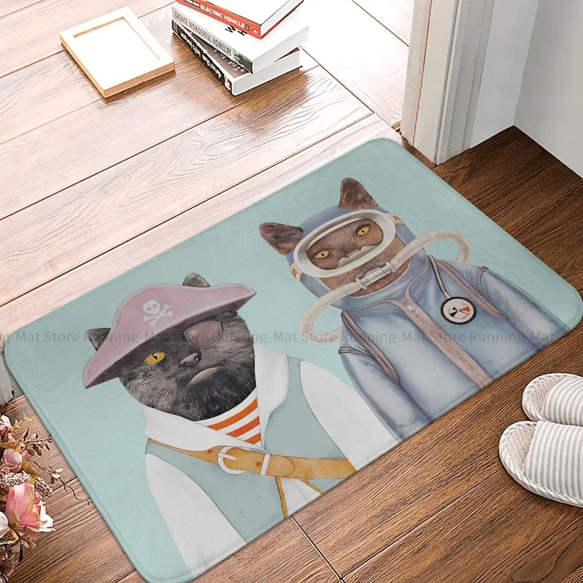 Нескользящий коврик для ванной комнаты, водные Коты, коврик для гостиной, приветствуемый коврик, напольный декоративный коврик
Нескользящий коврик для ванной комнаты, водные Коты, коврик для гостиной, приветствуемый коврик, напольный декоративный коврик