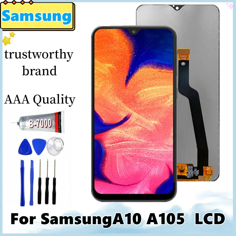 

Original 6.2" LCD For Samsung Galaxy A10 A105 A105F SM-A105F LCD Display Screen replacement Digitizer Assembly+service package