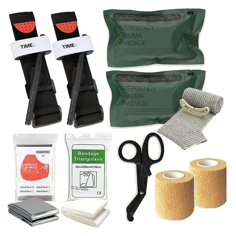 Multifunctional trauma first-aid tool CAT tourniquet Israel emergency gauze hemostasis bandage trauma scissors first-aid tool
Multifunctional trauma first-aid tool CAT tourniquet Israel emergency gauze hemostasis bandage trauma scissors first-aid tool