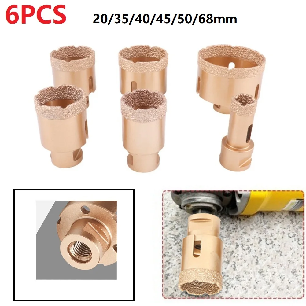 M14 Thread Dry Vacuum Brazed Diamond Drill Core Bit Ceramic Tile Stone Hole Saw Stainless Steel Metal Alloy Drill Bits
M14 Thread Dry Vacuum Brazed Diamond Drill Core Bit Ceramic Tile Stone Hole Saw Stainless Steel Metal Alloy Drill Bits