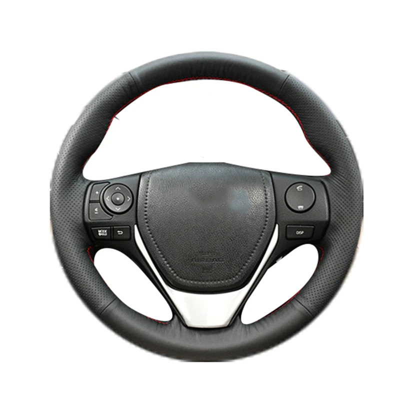 Hand Sewn Leather Car Interior Steering Wheel Cover Anti-Slip Wear Resistant For Toyota Rav4 2013 2014 2015 Accessories
Hand Sewn Leather Car Interior Steering Wheel Cover Anti-Slip Wear Resistant For Toyota Rav4 2013 2014 2015 Accessories