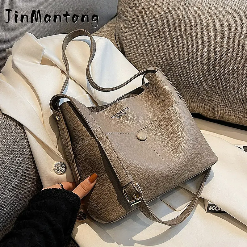 Jin Mantang Small Bucket BagS 2022 Trend Vintage Women Leather Designer Simple Handbags and Purses Crossbody Bags handbags
Jin Mantang Small Bucket BagS 2022 Trend Vintage Women Leather Designer Simple Handbags and Purses Crossbody Bags handbags