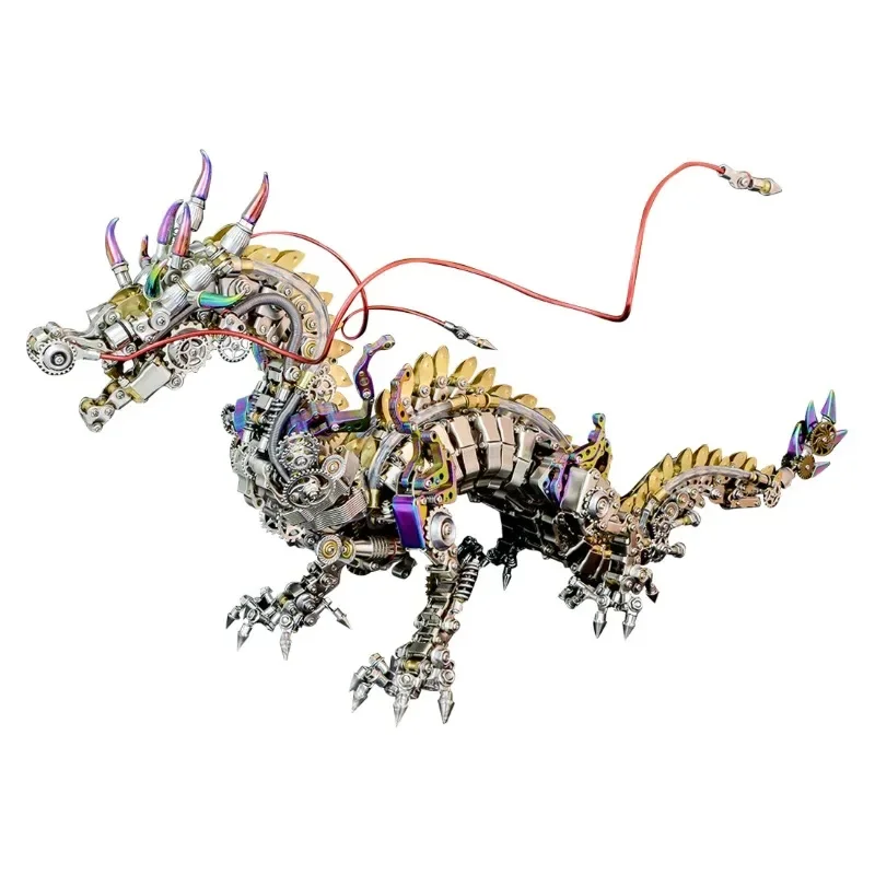 DIY Mechanical Worshipful Dragon Model Assembly 3D Large Dragon Models Metal Punk 50cm Difficult Puzzle (2030+PCS)
DIY Mechanical Worshipful Dragon Model Assembly 3D Large Dragon Models Metal Punk 50cm Difficult Puzzle (2030+PCS)