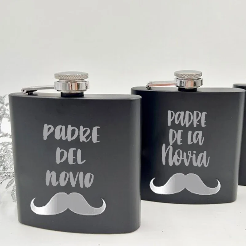 Padre De La Novia Padre Del Novio Flask Spanish father of the bride Groom to be Wedding engagement bachelor party gift present
Padre De La Novia Padre Del Novio Flask Spanish father of the bride Groom to be Wedding engagement bachelor party gift present