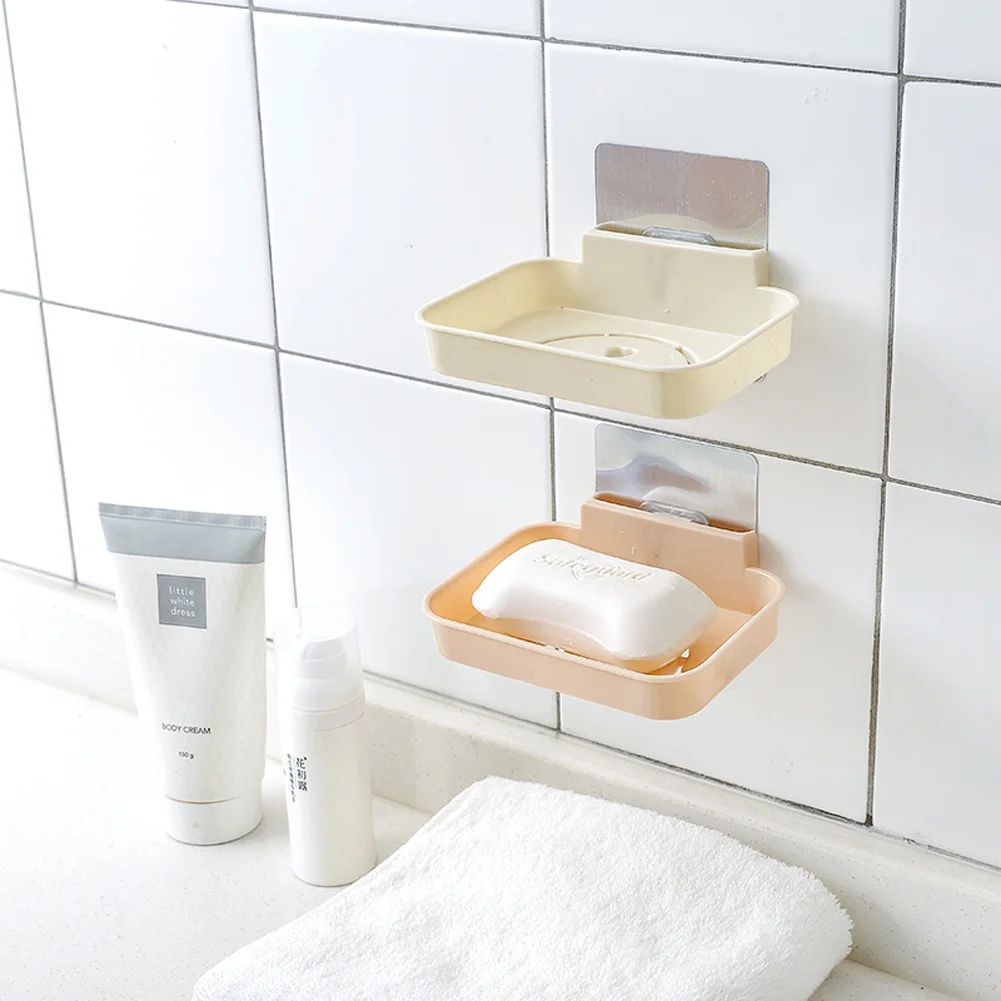 Wall Mounted Bathroom Soap Dish Draining Kitchen Tableware Sponge Storage Tray Bathroom Soap Holder
Wall Mounted Bathroom Soap Dish Draining Kitchen Tableware Sponge Storage Tray Bathroom Soap Holder