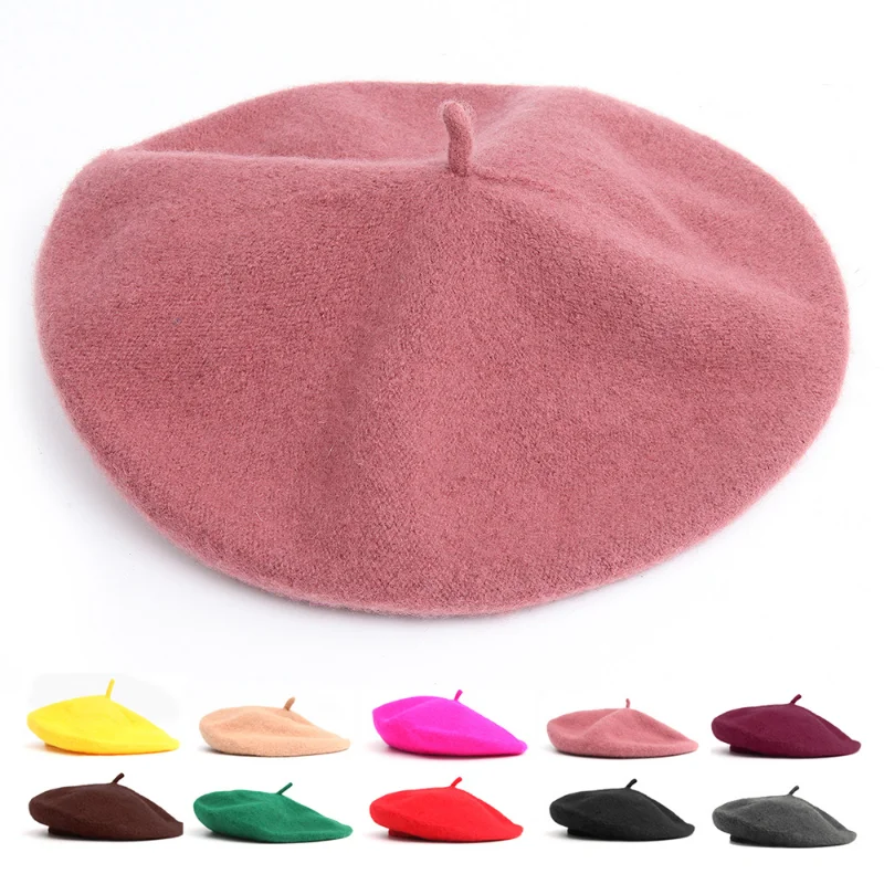 Autumn and Winter Wool Warm Beret Female French Artist Hat Women's Beanies Elegant Solid Berets Vintage Street Fashion Plain Cap
Autumn and Winter Wool Warm Beret Female French Artist Hat Women's Beanies Elegant Solid Berets Vintage Street Fashion Plain Cap