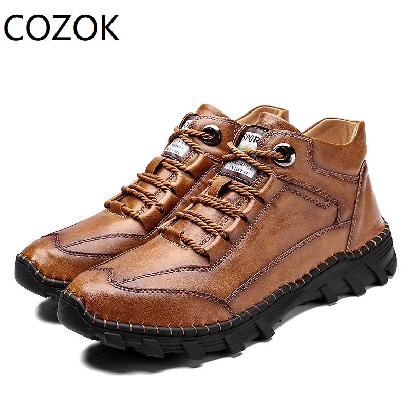 Fall And Winter Classic Men’s Shoes Large Size Pure Handmade Dermis Sports Casual Shoes Antiskid Wear-Resisting Tourist Shoes
Fall And Winter Classic Men’s Shoes Large Size Pure Handmade Dermis Sports Casual Shoes Antiskid Wear-Resisting Tourist Shoes