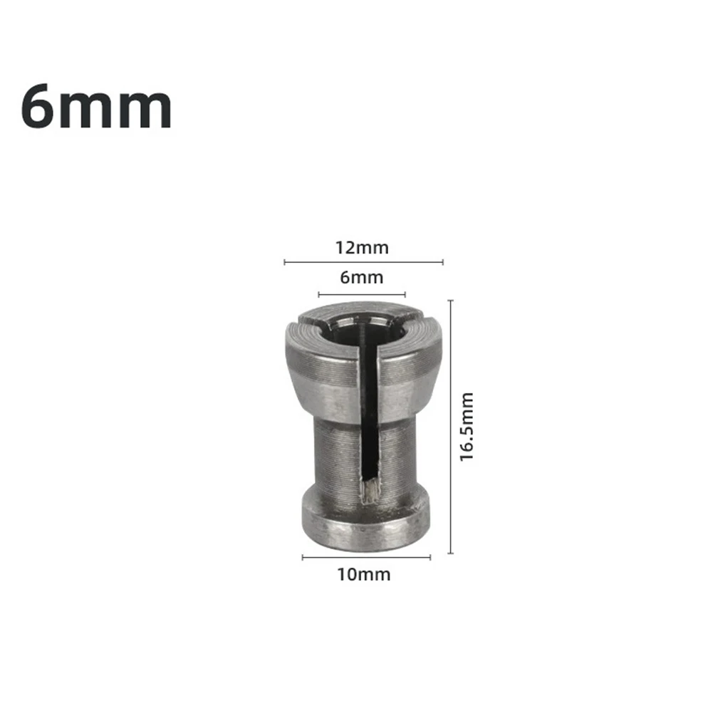 6mm 6.35mm 8mm Collet Chuck Adapter Engraving Trimming Machine Chucks Trimmer Electric Router Bit Collets Milling Cutter Access
6mm 6.35mm 8mm Collet Chuck Adapter Engraving Trimming Machine Chucks Trimmer Electric Router Bit Collets Milling Cutter Access