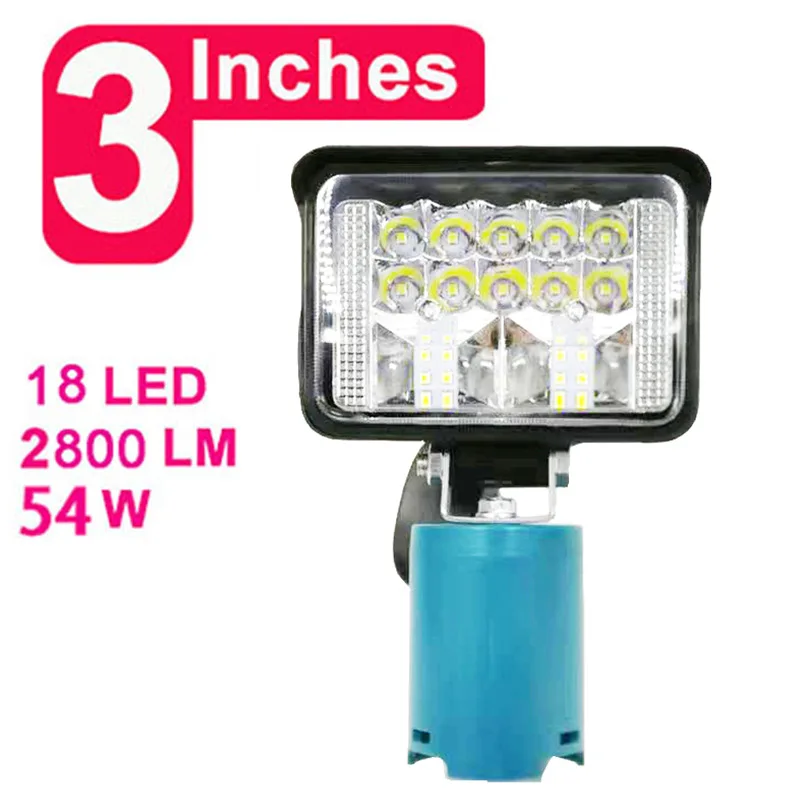 LED Work Light 18/33/48LED 5500-6000K Adjustable For Makita For 10.8V/12V Li-ion Battery For Work Study Outdoor Lighting
LED Work Light 18/33/48LED 5500-6000K Adjustable For Makita For 10.8V/12V Li-ion Battery For Work Study Outdoor Lighting