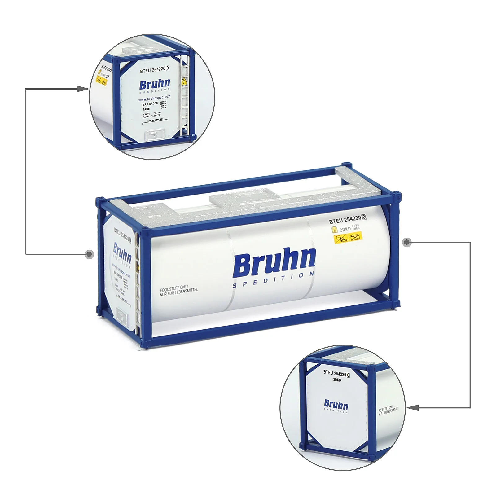 Evemodel C15023 Контейнер-цистерна 2 штуки
Evemodel C15023 Контейнер-цистерна 2 штуки