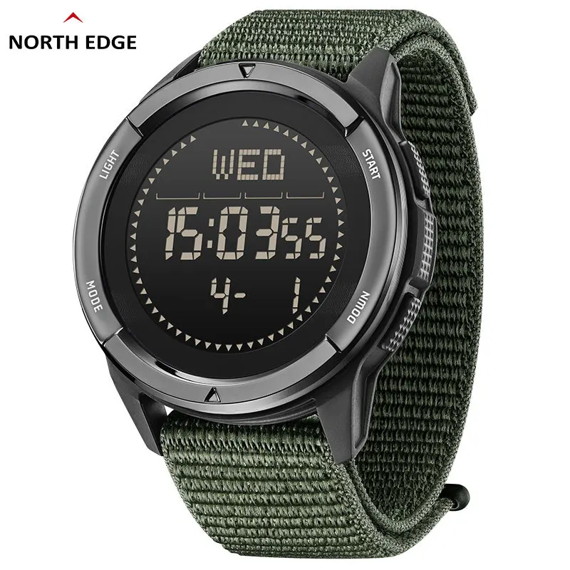 Часы NORTH EDGE APLS Мужские Цифровые из углеродного волокна, спортивные супер светильник часы с компасом, водонепроницаемые наручные, 50 м
Часы NORTH EDGE APLS Мужские Цифровые из углеродного волокна, спортивные супер светильник часы с компасом, водонепроницаемые наручные, 50 м
