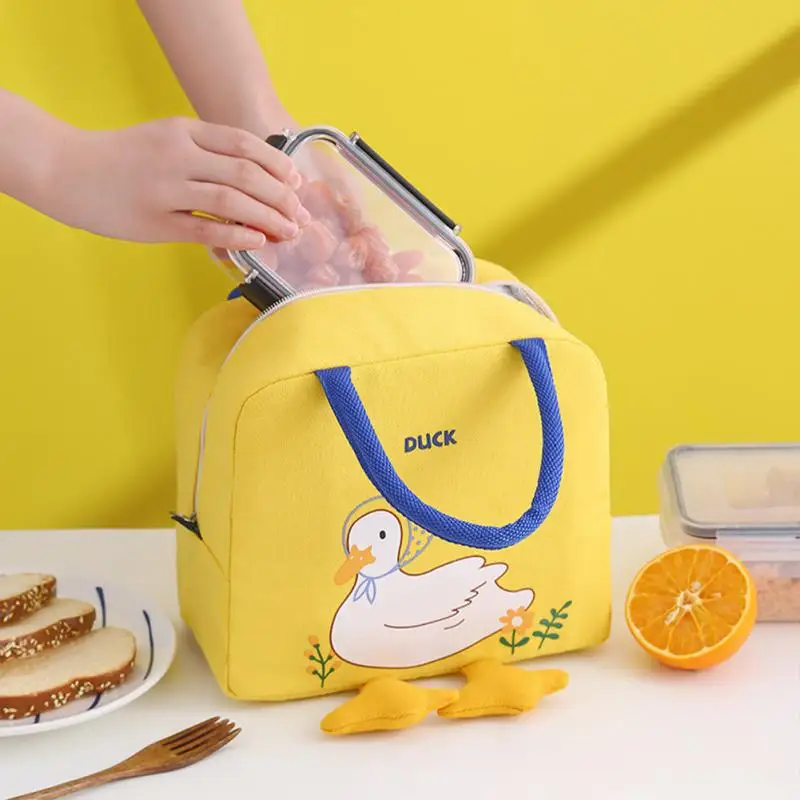 Yellow Duck Lunch Bag Fashion Stylish Bento Bag Large Capacity Insulation Canvas Storage Handbag Multifuntional Organizer
Yellow Duck Lunch Bag Fashion Stylish Bento Bag Large Capacity Insulation Canvas Storage Handbag Multifuntional Organizer