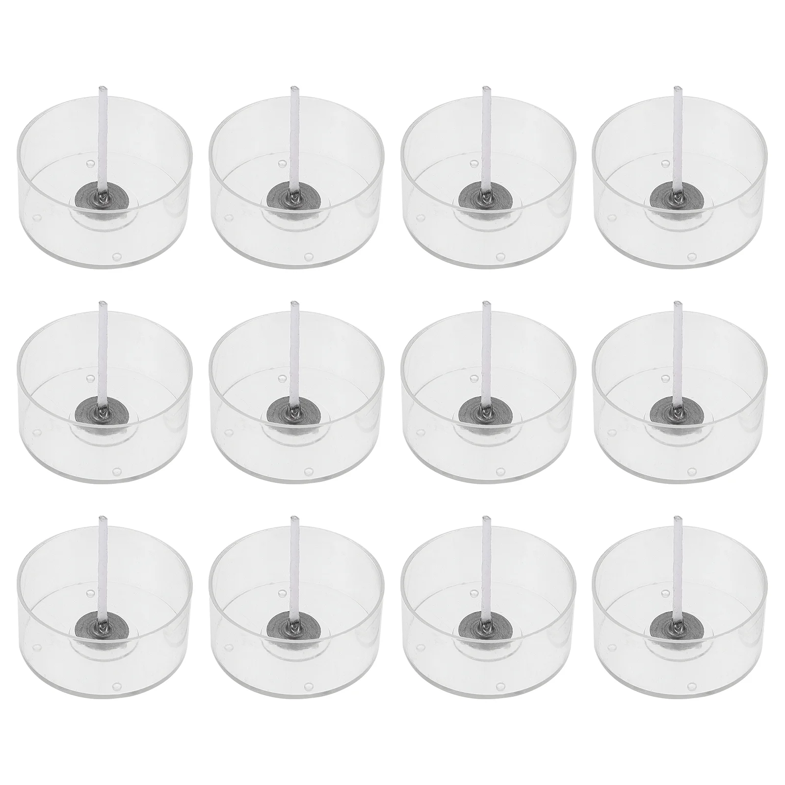 100 Pcs Clear Tea Mug Emtpy Tealight Case Clear Container Tea Light Tins Silicone Containers DIY Cotton Core Mold
100 Pcs Clear Tea Mug Emtpy Tealight Case Clear Container Tea Light Tins Silicone Containers DIY Cotton Core Mold
