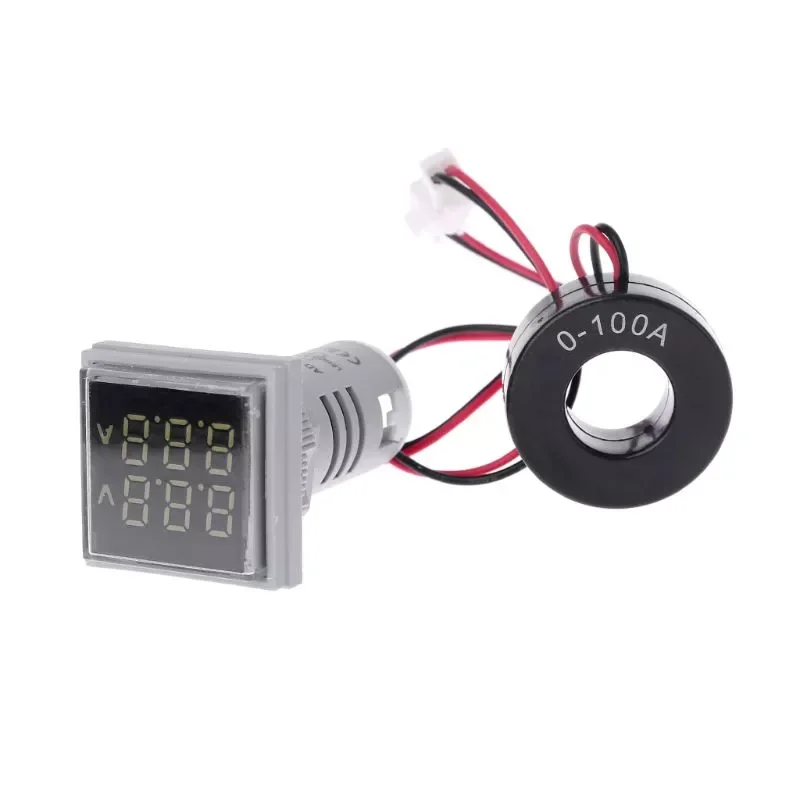 Automobile and motorcycle accessories Square LED Digital Dual Display Voltmeter & Ammeter Voltage Gauge Current Meter AC 60-500V
Automobile and motorcycle accessories Square LED Digital Dual Display Voltmeter & Ammeter Voltage Gauge Current Meter AC 60-500V