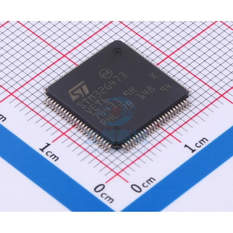 STM32G473VET6 Package LQFP-100 ARM Cortex-M4 170MHz Flash Memory: 512K@x8bit RAM: 128KB MCU (MCU/MPU/SOC)
STM32G473VET6 Package LQFP-100 ARM Cortex-M4 170MHz Flash Memory: 512K@x8bit RAM: 128KB MCU (MCU/MPU/SOC)