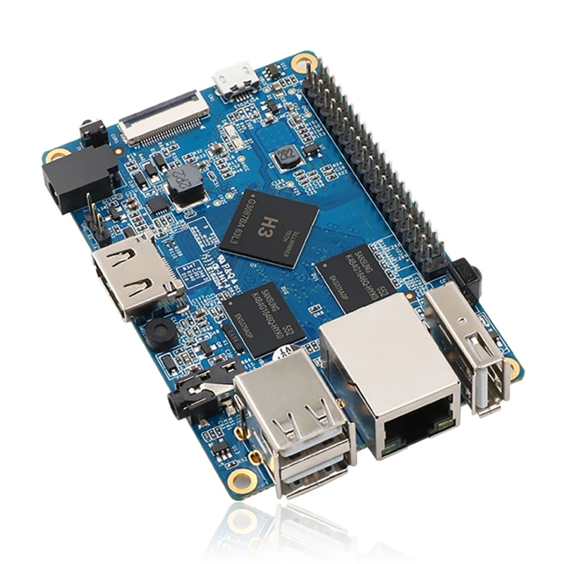 

For Orange PI PC H3 ARM Cortex-A7 Quad Core 1.6G 1GB RAM Development Board Support Android Ubuntu Debian With Heat Sink