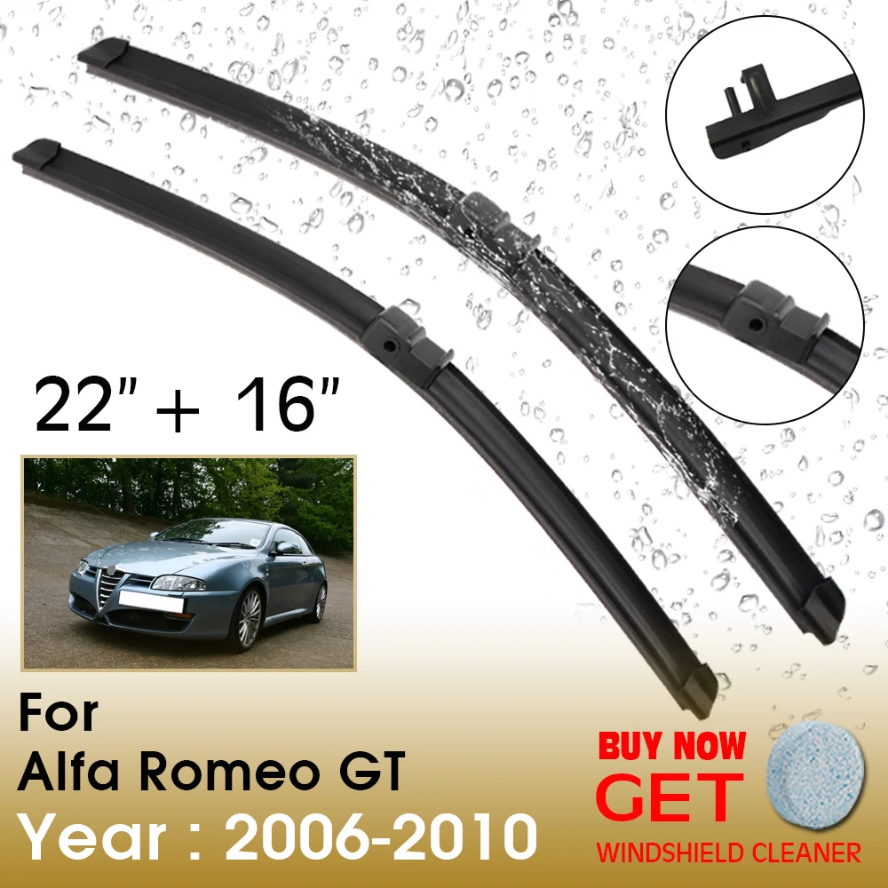 Car Wiper Blade For Alfa Romeo GT 22"+16" 2006-2010 Front Window Washer Windscreen Windshield Wipers Blades Accessories
Car Wiper Blade For Alfa Romeo GT 22"+16" 2006-2010 Front Window Washer Windscreen Windshield Wipers Blades Accessories