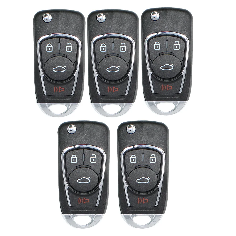 

5Pcs/Lot KEYDIY NB22-4 Universal 4 Button KD Remote Car Key for KD900/KD-X2 KD MINI/ KD-MAX for Buick/Chevrolet Style