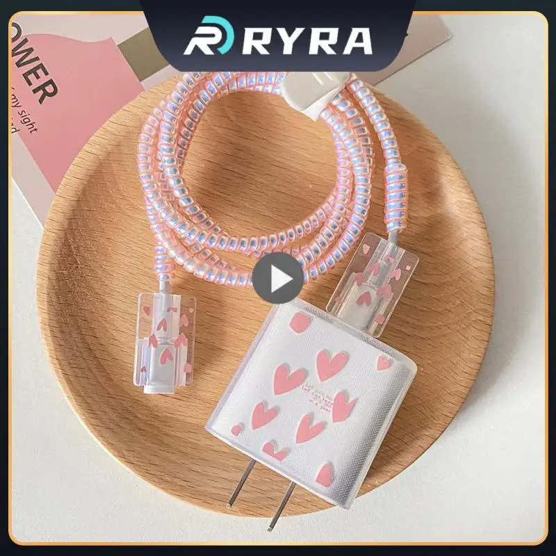 1 Pcs Portable Charger Head Protective Sleeve Cute Chargers Protector For Iphone Convenient Charging Head Protective Cover Tpu 
1 Pcs Portable Charger Head Protective Sleeve Cute Chargers Protector For Iphone Convenient Charging Head Protective Cover Tpu