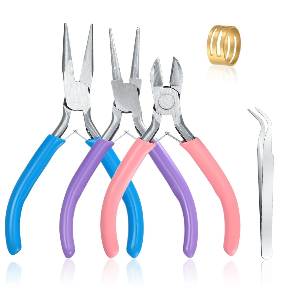3Pieces Jewelry Making Pliers, Jewelry Making Cutting Pliers, Needle Nose Pliers, Chain Nose Pliers, Wire Cutting Pliers
3Pieces Jewelry Making Pliers, Jewelry Making Cutting Pliers, Needle Nose Pliers, Chain Nose Pliers, Wire Cutting Pliers