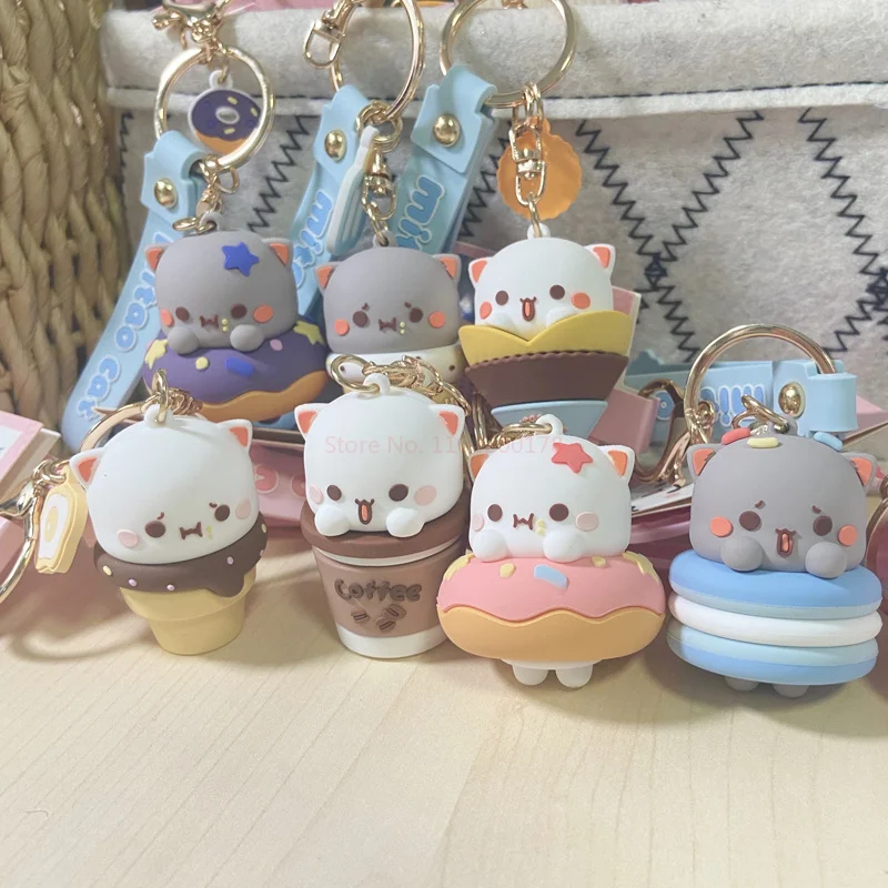 Kawaii Mitao Cat Keychain Original Mitao Cat Figure Backpack Pendant Anime Animal Figurines Model Girl Children Gift Decoration 
Kawaii Mitao Cat Keychain Original Mitao Cat Figure Backpack Pendant Anime Animal Figurines Model Girl Children Gift Decoration