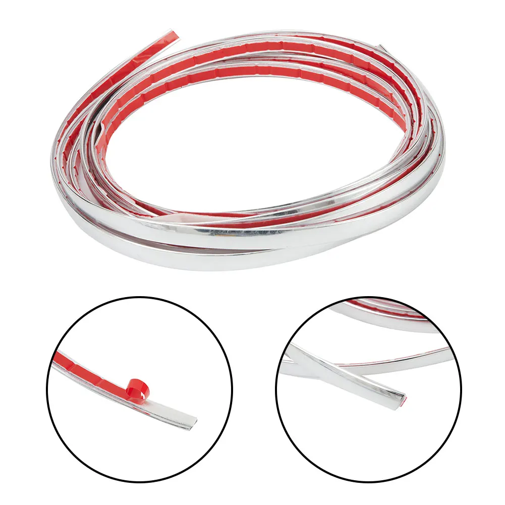 Body Trim Strip Decoration Silver 1 Roll of 10ft/8mm Auto Car Door Edge Chrome-plated ABS Wear-resistant Durable
Body Trim Strip Decoration Silver 1 Roll of 10ft/8mm Auto Car Door Edge Chrome-plated ABS Wear-resistant Durable