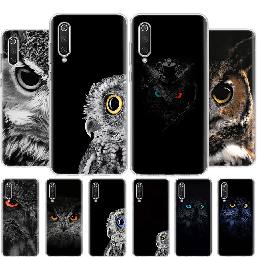 

Black Cool Owl Dark Evil Ferocious 1 Phone Case For Xiaomi Poco X4 NFC Pro 5G X3 GT M4 M3 M2 Mi F3 F2 F1 A1 A2 Lite A3 Note 10 C