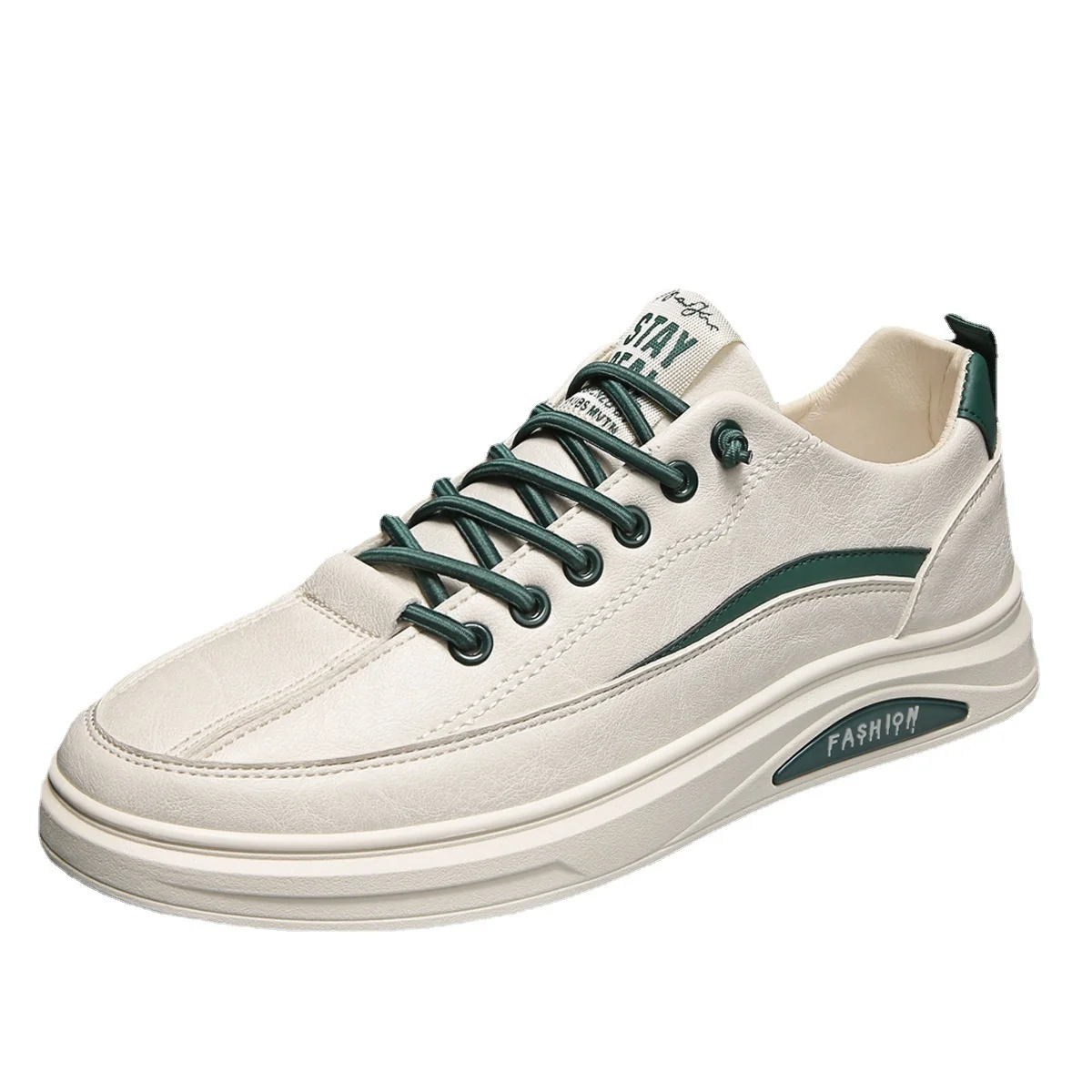 2022 Summer New Men's Breathable Casual White Shoes Leather Flat All-match Trendy Outdoor Comfortable Sneakers
2022 Summer New Men's Breathable Casual White Shoes Leather Flat All-match Trendy Outdoor Comfortable Sneakers