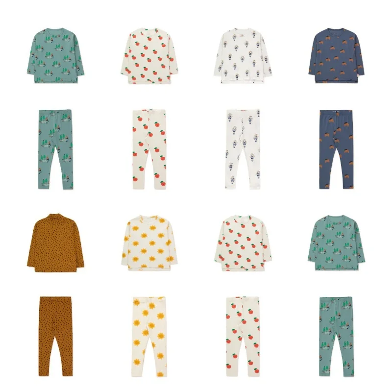 Lovely Apple Pattern Pajama Sets Kids Bottoming Shirt Leggings Autumn New Homewear TC Long Sleeve T-shirt Sets
Lovely Apple Pattern Pajama Sets Kids Bottoming Shirt Leggings Autumn New Homewear TC Long Sleeve T-shirt Sets
