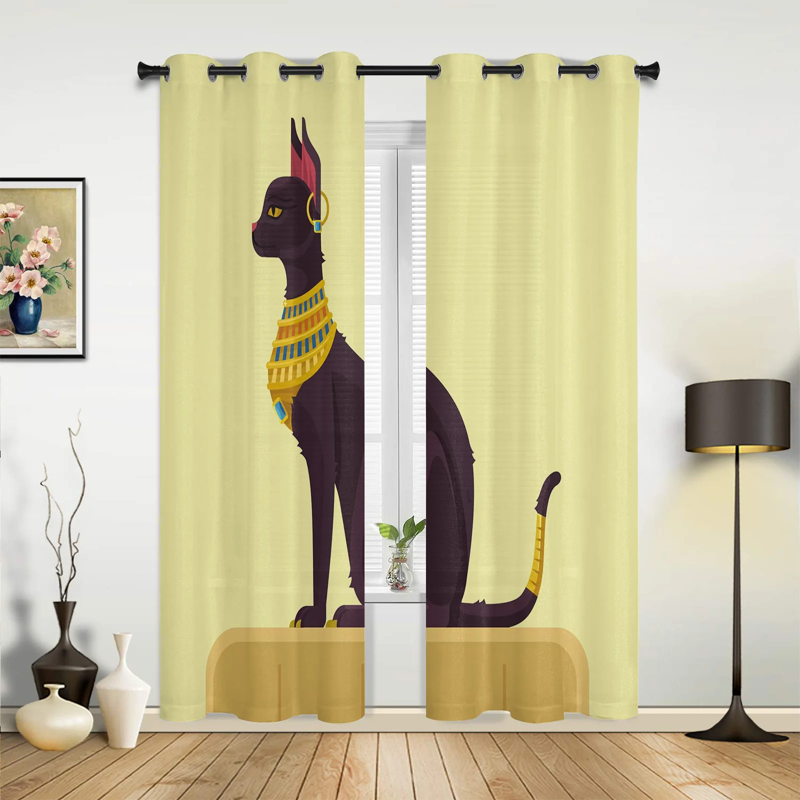Ancient Egypt Cat Animal Kitten Curtains for Bedroom Living Room Drapes Kitchen Children's Room Window Curtain Modern Home Decor
Ancient Egypt Cat Animal Kitten Curtains for Bedroom Living Room Drapes Kitchen Children's Room Window Curtain Modern Home Decor