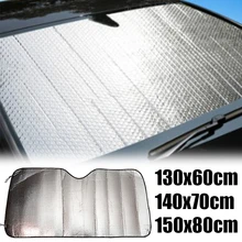Car Front Window Sunshade UV Protection Retractable Shade Sun Protector Windshield Visor Cover Auto Curtain Sunshade Accessories