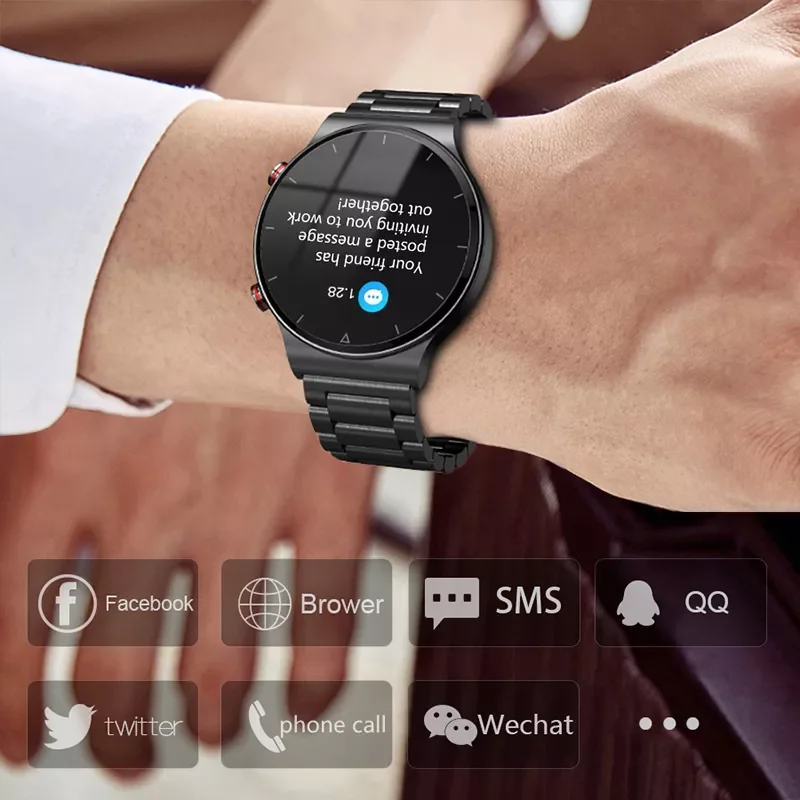 Steel Band Smart Watch Men Women Bluetooth Call Watch Suitable For Android IOS Fashion Sports fitness 2021 New smartwatch
Steel Band Smart Watch Men Women Bluetooth Call Watch Suitable For Android IOS Fashion Sports fitness 2021 New smartwatch