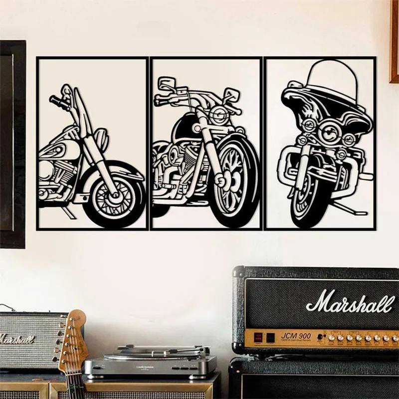 BEEKBING Retro Motorcycle Metal Wall Art Minimalist Line Abstract Home Decorative Painting Wrought Iron Wall Decor 30*45cm
BEEKBING Retro Motorcycle Metal Wall Art Minimalist Line Abstract Home Decorative Painting Wrought Iron Wall Decor 30*45cm