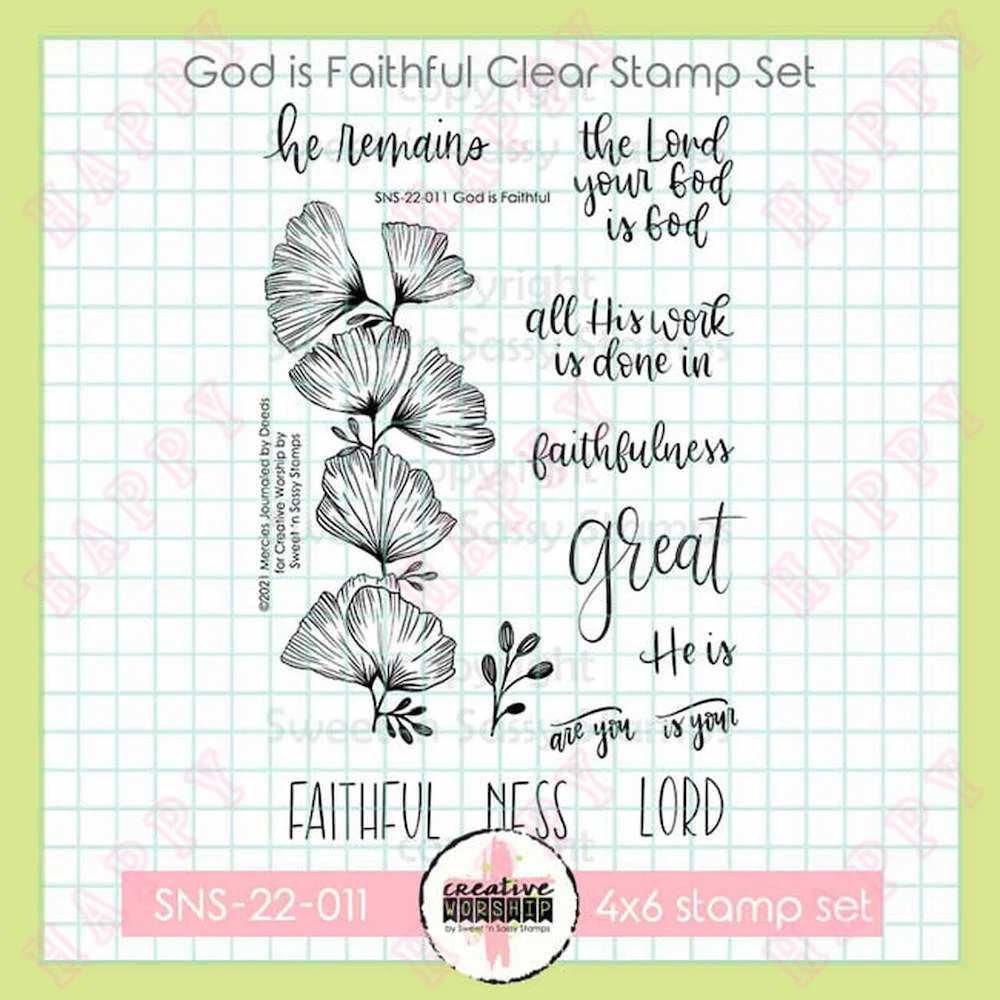 2022 Summer Sweet 'n Sassy God is Faithful Clear Silicone Stamps Diy Greeting Cards Scrapbooking Paper Decoration Embossing Mold
2022 Summer Sweet 'n Sassy God is Faithful Clear Silicone Stamps Diy Greeting Cards Scrapbooking Paper Decoration Embossing Mold