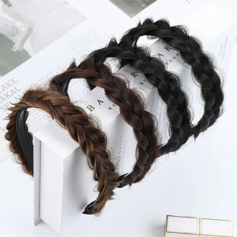 Fishbone Braid Wig Headband Anti-slip Tooth Braid Headband Hair Accessories for Women Retro Hairband Jewelry Girls
Fishbone Braid Wig Headband Anti-slip Tooth Braid Headband Hair Accessories for Women Retro Hairband Jewelry Girls