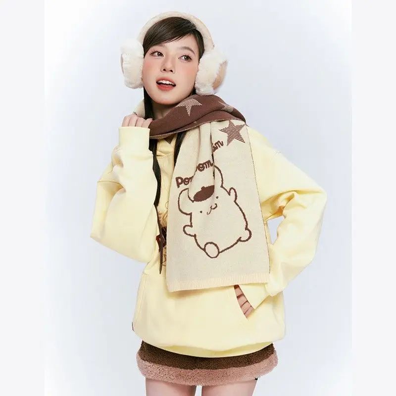 Sanrio Kawaii Kuromi Mymelody Scarf Girls Female Cartoon Cinnamoroll Pompompurin Scarves Warm Soft Birthday Gifts Toys for Kids
Sanrio Kawaii Kuromi Mymelody Scarf Girls Female Cartoon Cinnamoroll Pompompurin Scarves Warm Soft Birthday Gifts Toys for Kids