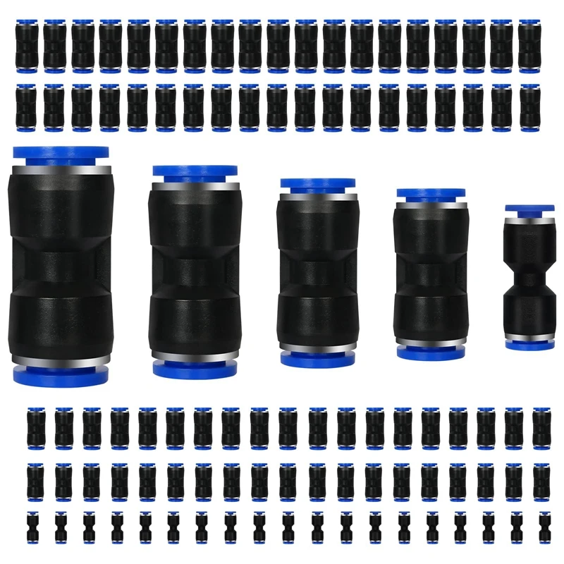 Push To Connect Fitting Quick Release Pneumatic Connectors Air Line Kit Air Hose Fittings 5/32 1/4 5/16 3/8 1/2 Inch 
Push To Connect Fitting Quick Release Pneumatic Connectors Air Line Kit Air Hose Fittings 5/32 1/4 5/16 3/8 1/2 Inch