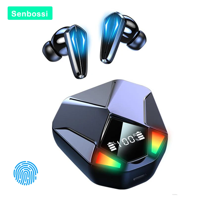 Игровые беспроводные наушники Senbossi Hifi Bluetooth 5,1, спортивные наушники со светодиодным дисплеем, музыкальные стереонаушники, гарнитура X6
Игровые беспроводные наушники Senbossi Hifi Bluetooth 5,1, спортивные наушники со светодиодным дисплеем, музыкальные стереонаушники, гарнитура X6