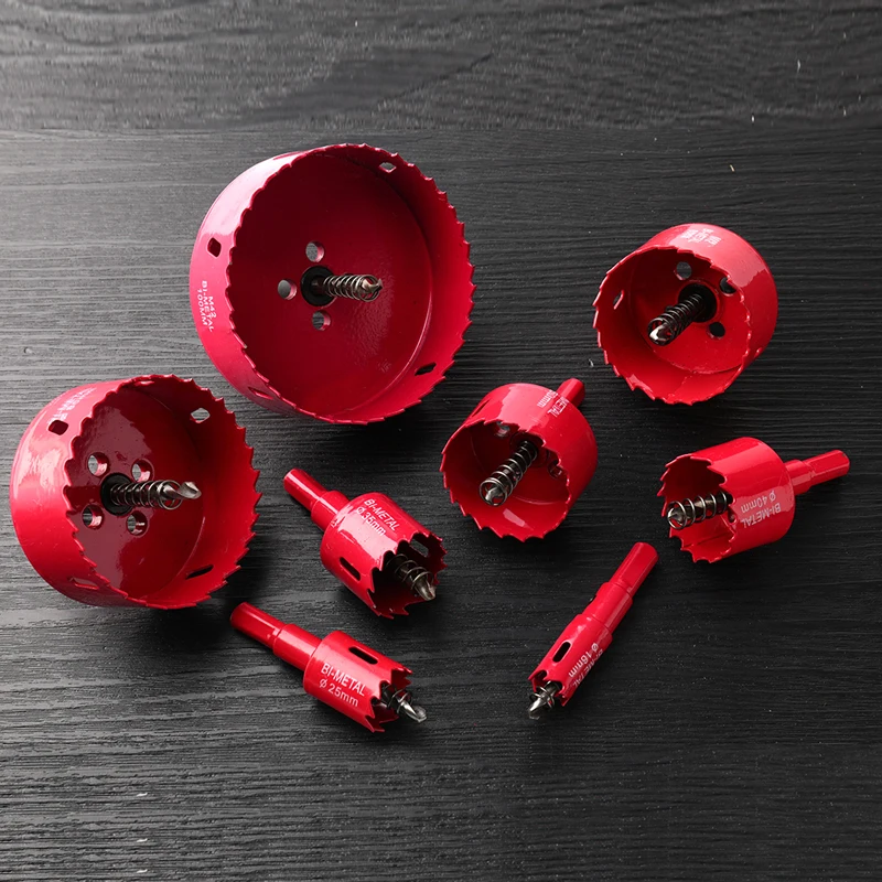16-200mm HSS Drilling Hole Saw Drill Bit Cutter Bi-Metal Wood Hole Saws Bit for DIY Wood Cutter Drill Bits
16-200mm HSS Drilling Hole Saw Drill Bit Cutter Bi-Metal Wood Hole Saws Bit for DIY Wood Cutter Drill Bits