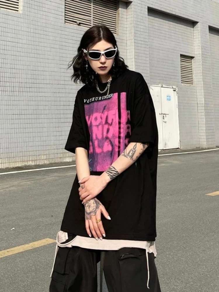 Deeptown Gothic Streetwear Graphic Tee Women Harajuku Vintage Oversized Lette Print T- Shirts Hip Hop Loose Long Sleeve Top Punk
Deeptown Gothic Streetwear Graphic Tee Women Harajuku Vintage Oversized Lette Print T- Shirts Hip Hop Loose Long Sleeve Top Punk