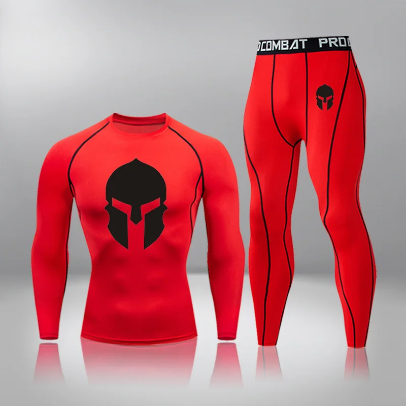 Mens Gym Clothing Tracksuit Jogging Suit Rash Guard Men Fitness Workout Tight Sport Running Solid Color MMA Compression Sets
Mens Gym Clothing Tracksuit Jogging Suit Rash Guard Men Fitness Workout Tight Sport Running Solid Color MMA Compression Sets