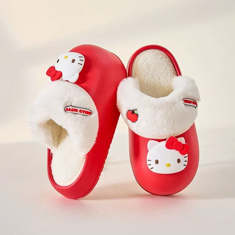 Anime Sanrio Waterproof Cotton Slippers HelloKitty MyMelody Cinnamoroll Kuromi Cartoon Home Platform Sole Detachable Slippers 
Anime Sanrio Waterproof Cotton Slippers HelloKitty MyMelody Cinnamoroll Kuromi Cartoon Home Platform Sole Detachable Slippers